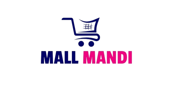 Mall Mandi shopping logo with shopping cart icon