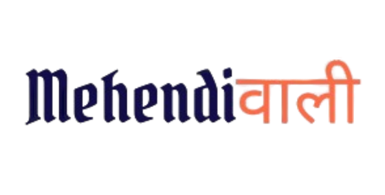 Mehendi Wali logo in Hindi and English